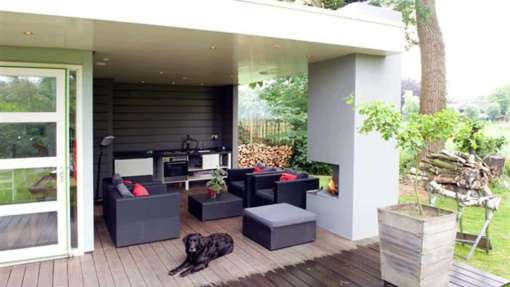 luxe desing tuinhuizen ,overkapping Udenhout